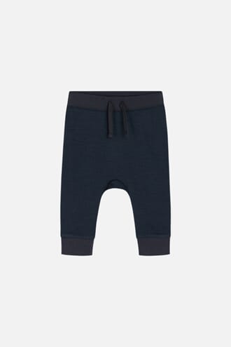 Gaby Joggebukser ull/bambus blue night - Hust & Claire