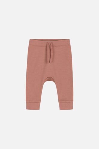 Gaby Joggebukser ull/bambus burlwood - Hust & Claire
