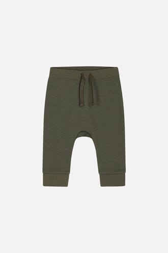 Gaby Joggebukser ull/bambus teal leaf - Hust & Claire