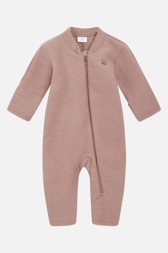 Merlin Heldrakt ullfleece burlwood - Hust & Claire