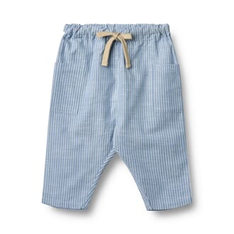 Trousers Arne blue stripe - Wheat