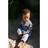 6710j-360 GOTS - Trousers Arne - 1042 blue waves - Extra 3