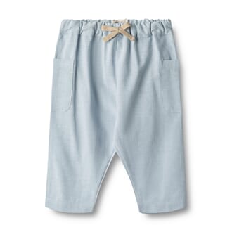 Trousers Arne blue waves - Wheat