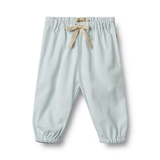 Trousers Blake light blue chambray - Wheat