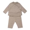 VAD Baby Shirt+Bux set Merino Camel - Huttelihut
