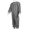 Overall loop knit offwhite/dark brown - Kivat