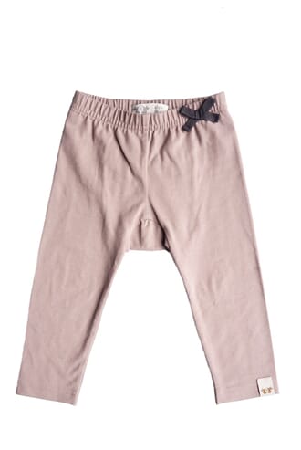 Ellen frill leggings solid old pink - By Heritage