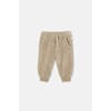 Velour baby pants beige - My Little Cozmo