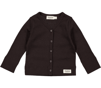 Cardigan LS dark chocolate - MarMar