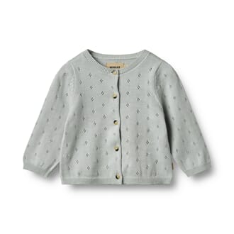 Knit Cardigan Maia soft blue - Wheat