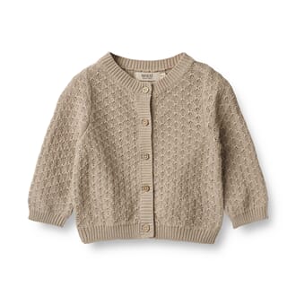 Knit Cardigan Magnella soft beige - Wheat