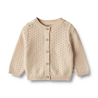 Knit Cardigan Magnella sandshell - Wheat