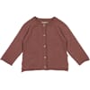 Knit Cardigan Hera rose brown - Wheat
