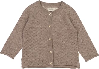 Knit Cardigan Hera hazel melange - Wheat