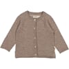 Knit Cardigan Hera hazel melange - Wheat
