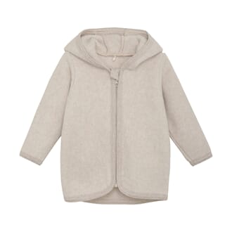 Jacket Ears Cotton Fleece camel melange - Huttelihut