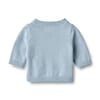 6527j-560 GOTS -  Knit Cardigan Sofus - 1049 blue summer - Extra 1