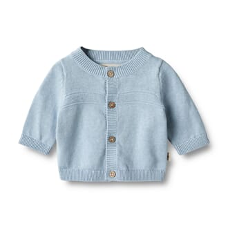 Knit Cardigan Sofus blue summer - Wheat