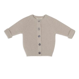 Cashmere baby cardigan Almond milk - Phil & Phae