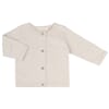 Raw-edged baby cardigan Oatmeal - Phil & Phae