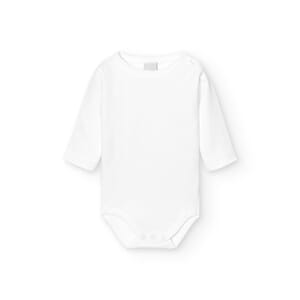 LS Body Snap Shoulder White - Babidu