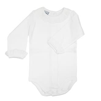 Body Eyelet Collar White - Babidu