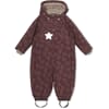 Wisti Snowsuit, M winetasting plum - Miniature