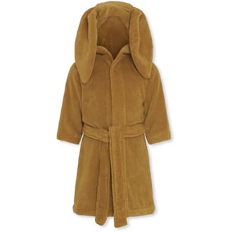 Kids terry bathrobe mustard - Konges Sløjd