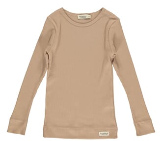 Plain Tee LS rose brown - MarMar