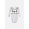 Baloo body med kaniner off white - Hust & Claire