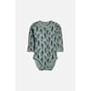 Bo body med pingviner jade green - Hust & Claire