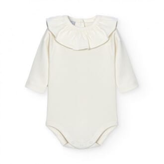 Body Large Collar Offwhite - Babidu