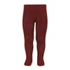 Strømpebukse rib Burgundy - Condor