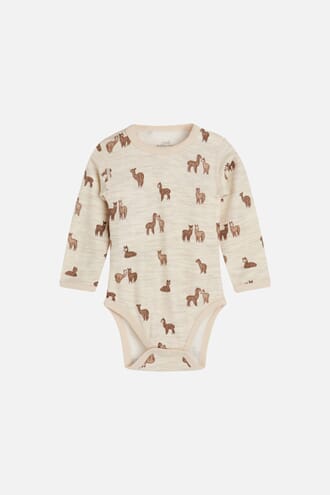 Baloo Body ull/bambus lama wheat mel - Hust & Claire
