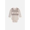 Baloo Body ull/bambus jacquard wheat mel - Hust & Claire