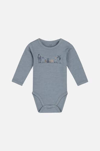 Bo Body ull dyrerekke blue wind - Hust & Claire