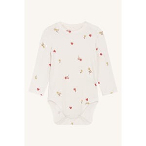 Buller bambusbody røde blomster - Hust & Claire