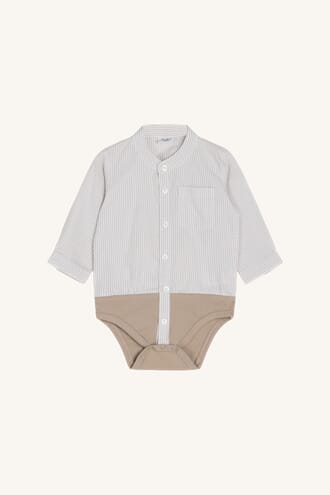 Bertil Body Stripe cement - Hust & Claire