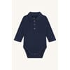 Baldur kragebody ull/bambus more navy - Hust & Claire