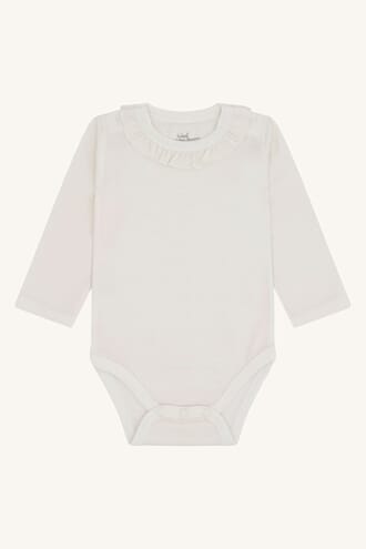 Barbara kragebody ull/bambus ivory - Hust & Claire