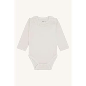 Barbara kragebody ull/bambus ivory - Hust & Claire
