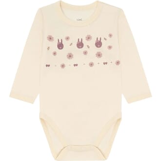 Baloo body ull/bambus kaniner off white - Hust & Claire