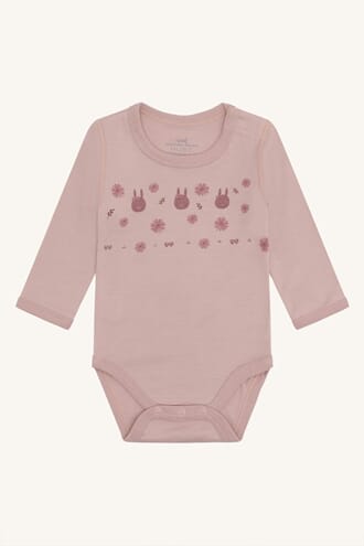 Baloo body ull/bambus kaniner adobe rose - Hust & Claire