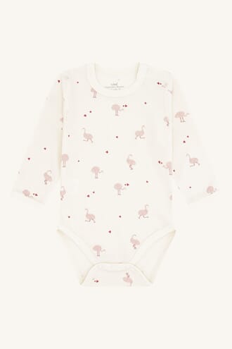 Baloo body ull/bambus struts off white - Hust & Claire