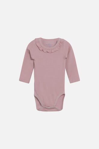 Barbara body ull/bambus pink - Hust & Claire