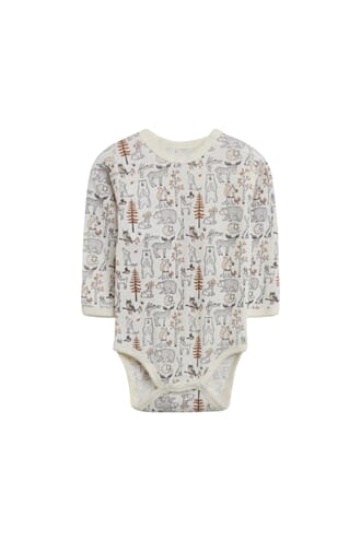 Bo ullbody med skog off white - Hust & Claire