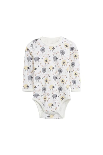Baloo body ull/bambus med sauer off white - Hust & Claire