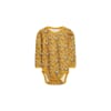 Badia body ull/bambus med blomster canary - Hust & Claire