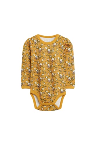 Badia body ull/bambus med blomster canary - Hust & Claire