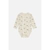 Buller Bambusbody blomster old rosie - Hust & Claire